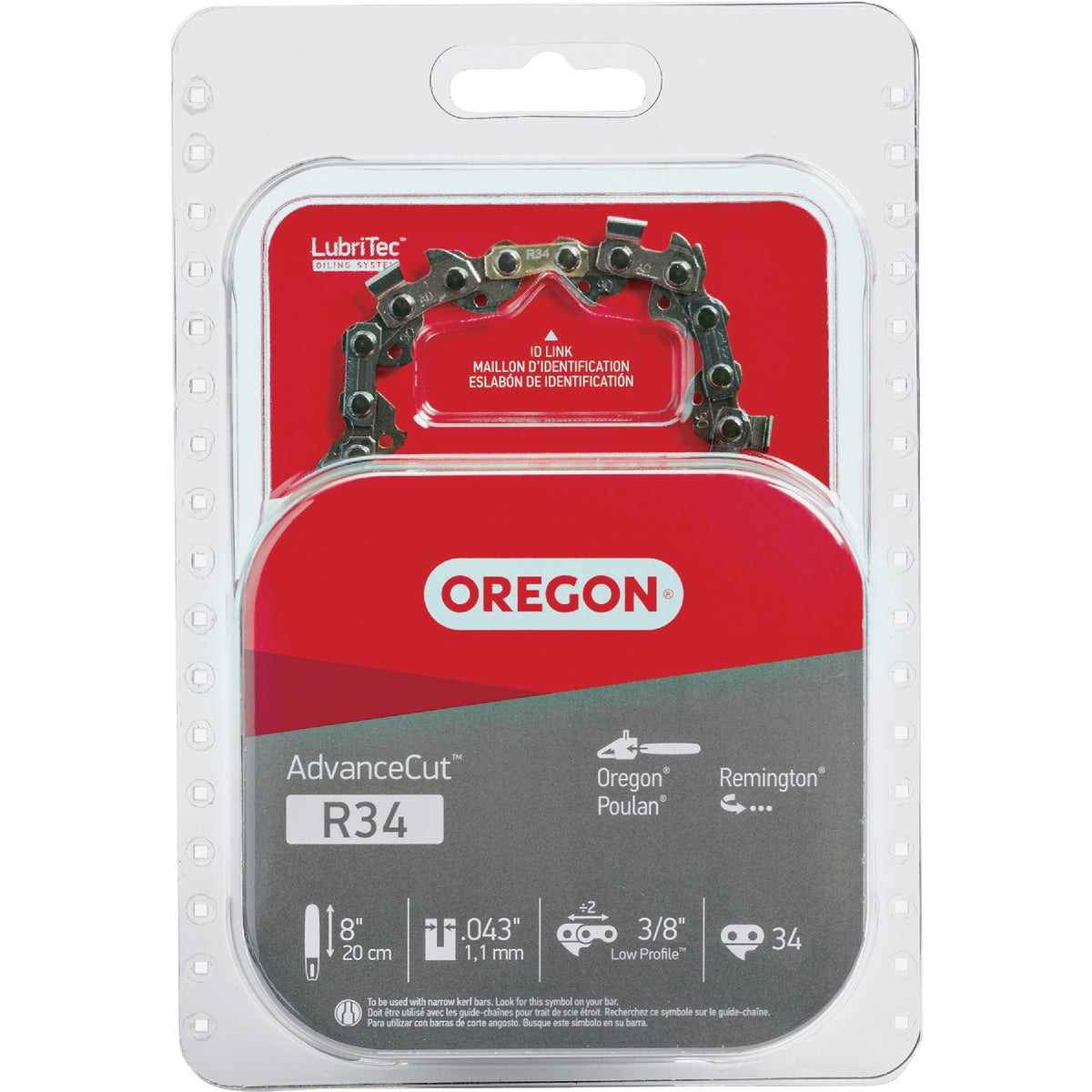 Oregon AdvanceCut 8 In. 34-Link Pole Saw Chain
