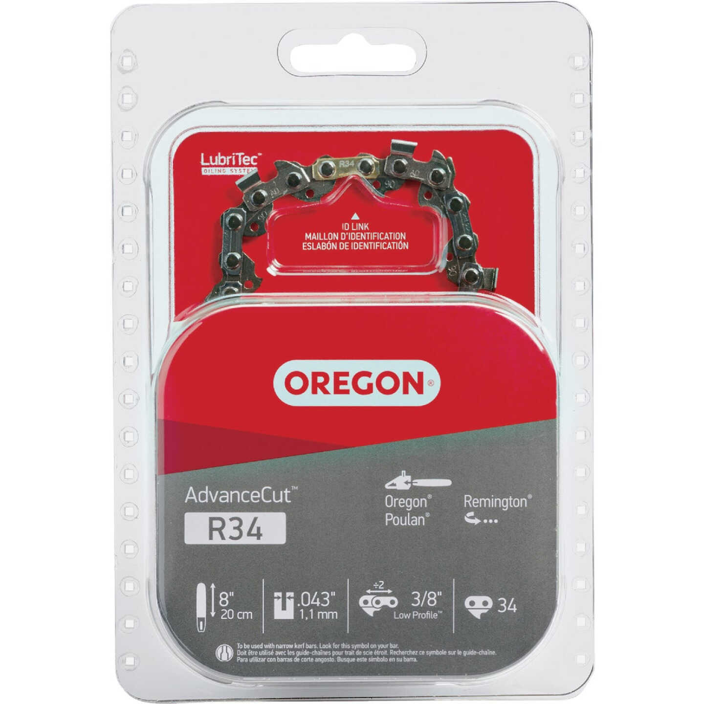 Oregon AdvanceCut 8 In. 34-Link Pole Saw Chain Image 1