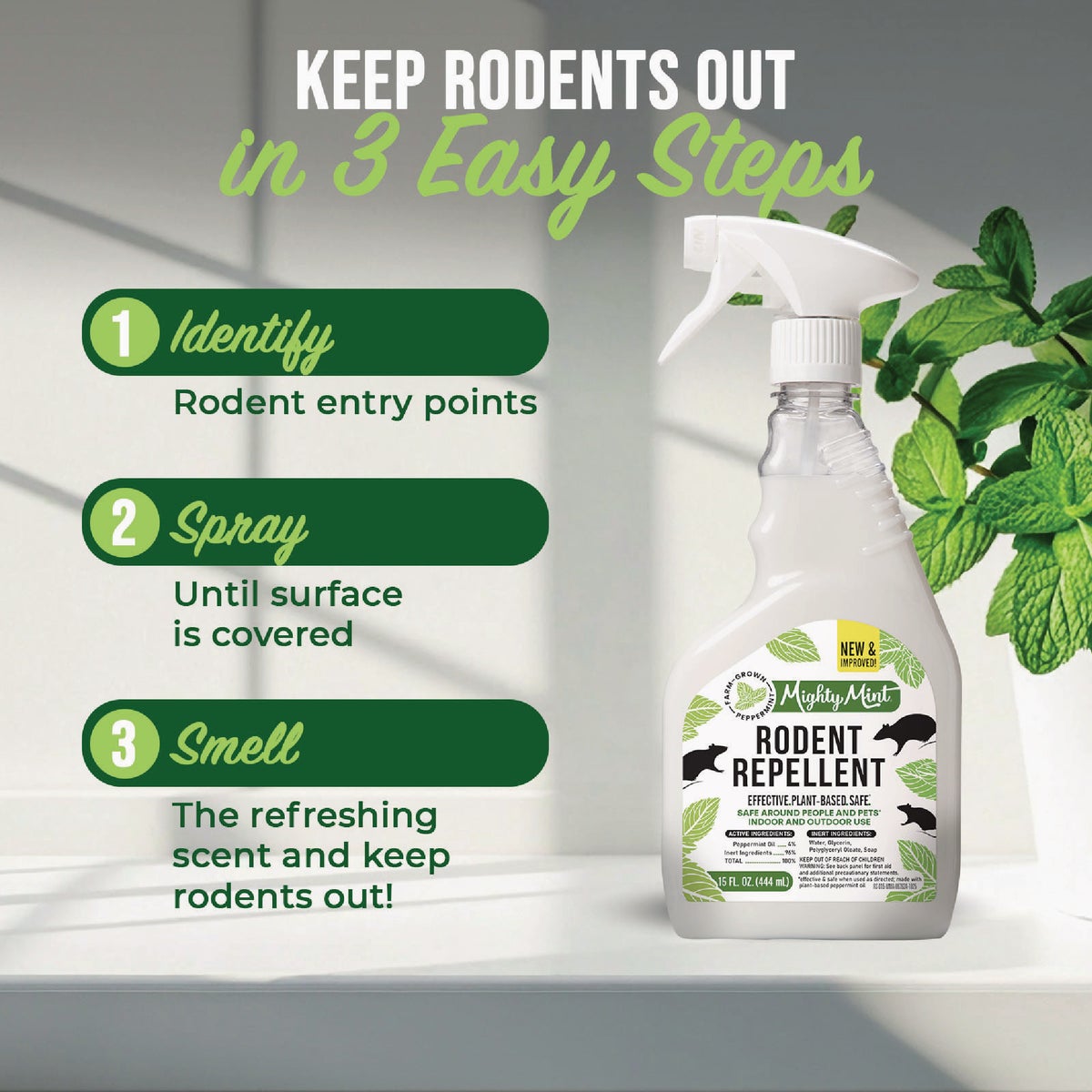 Mighty Mint 15 Oz. Trigger Spray Rodent Repellent Image 5