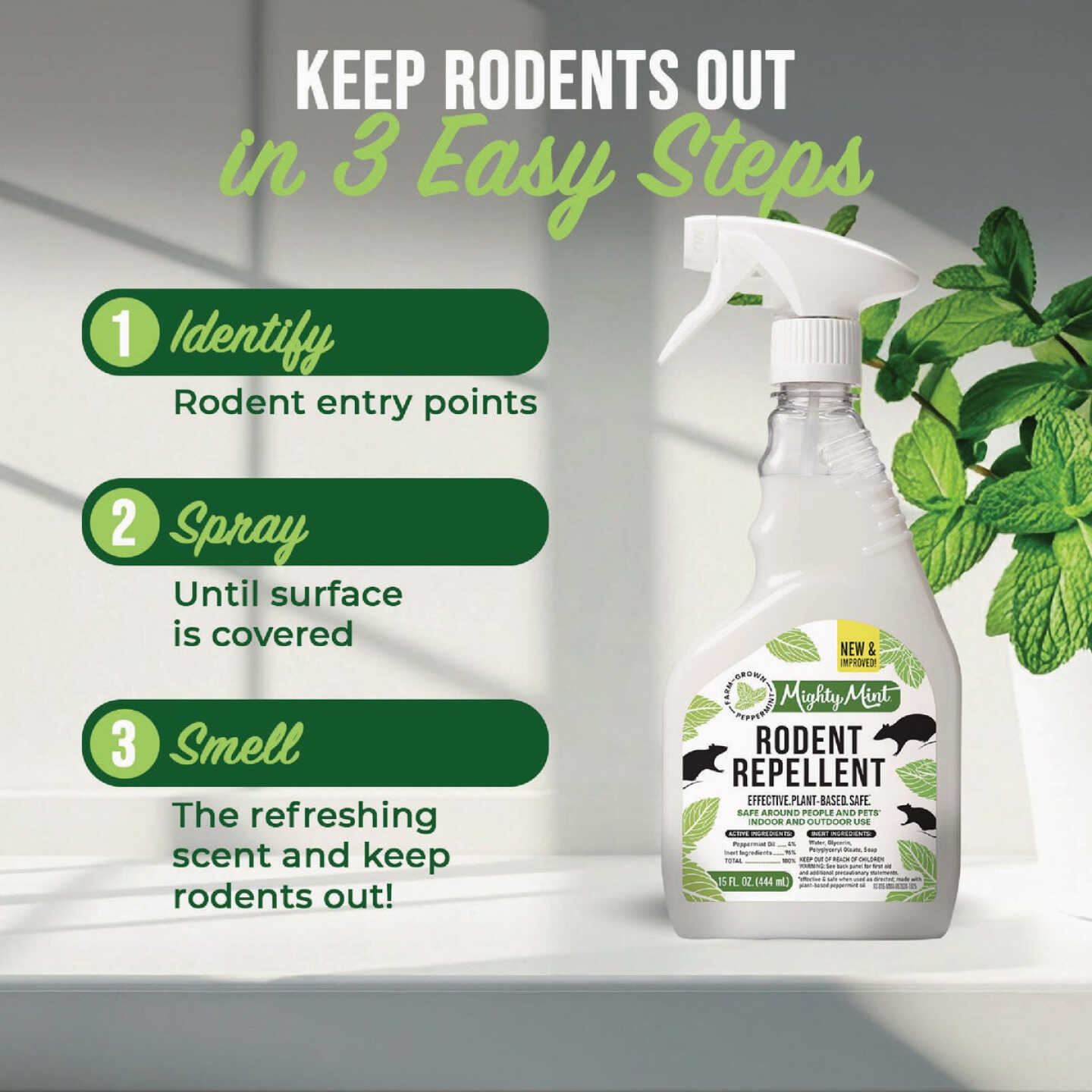 Mighty Mint 15 Oz. Trigger Spray Rodent Repellent Image 5