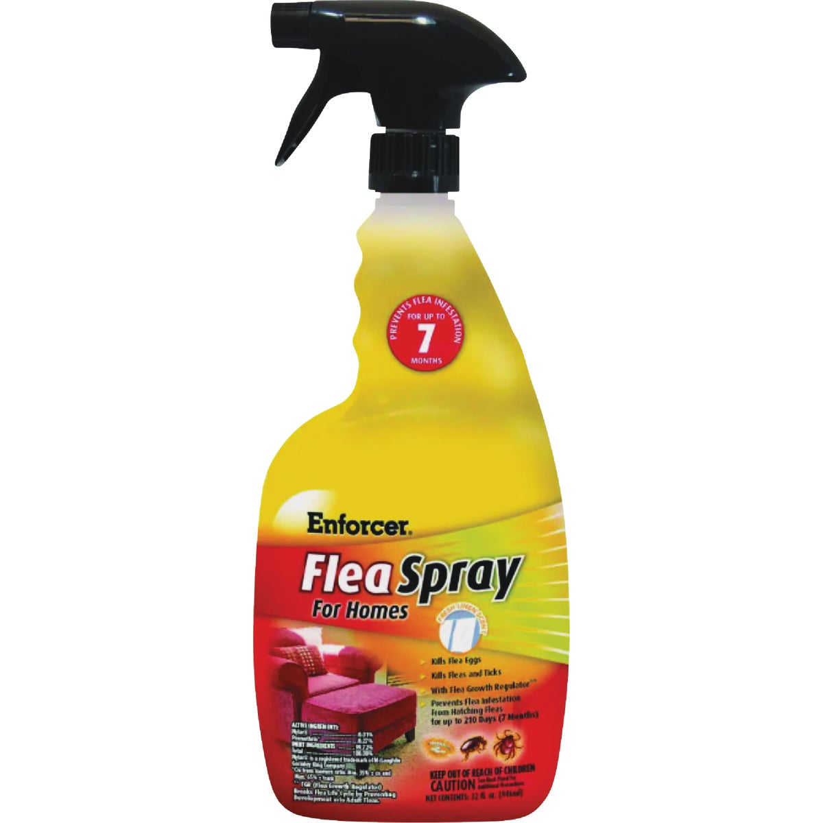Zep Enforcer 32 Oz. Ready To Use Flea Spray For Homes