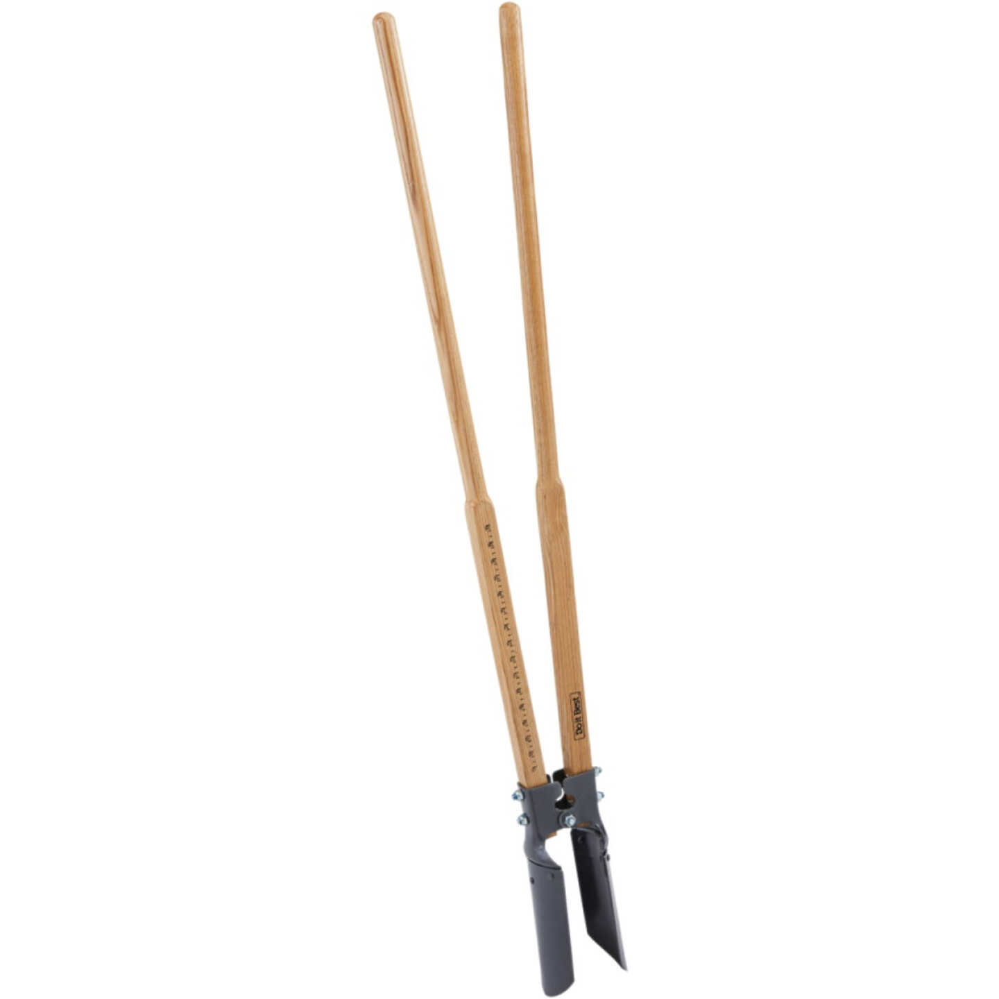 Do it Best 48 In. Sharp Blades Wood Handle Post Hole Digger Image 1