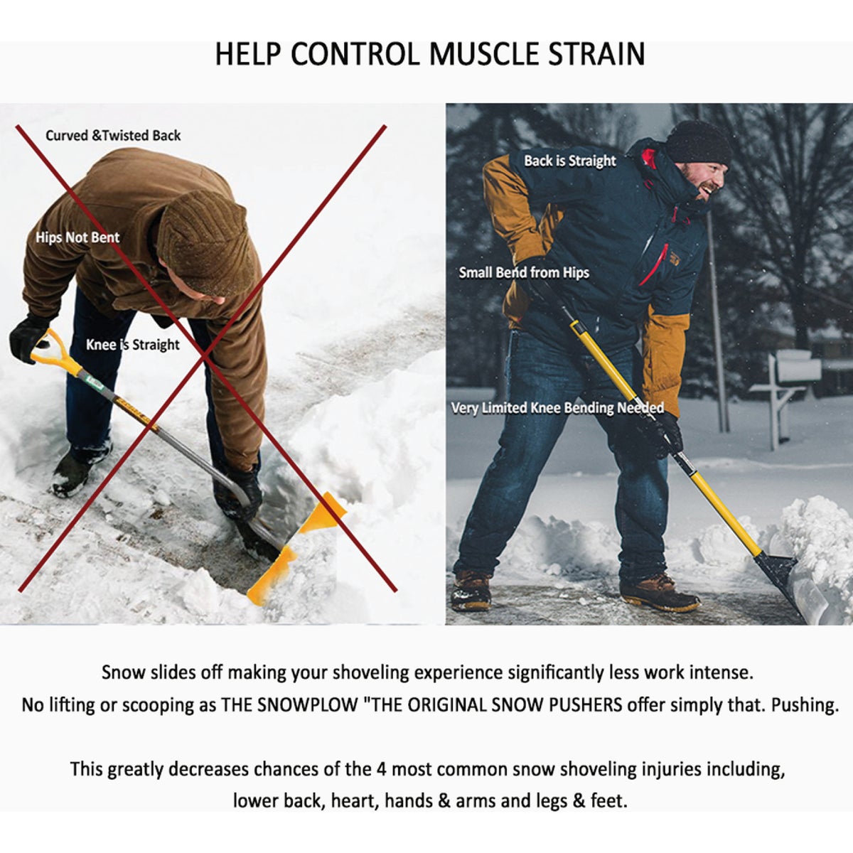 The Snow Plow 24 In. Original Snow Pusher Image 3