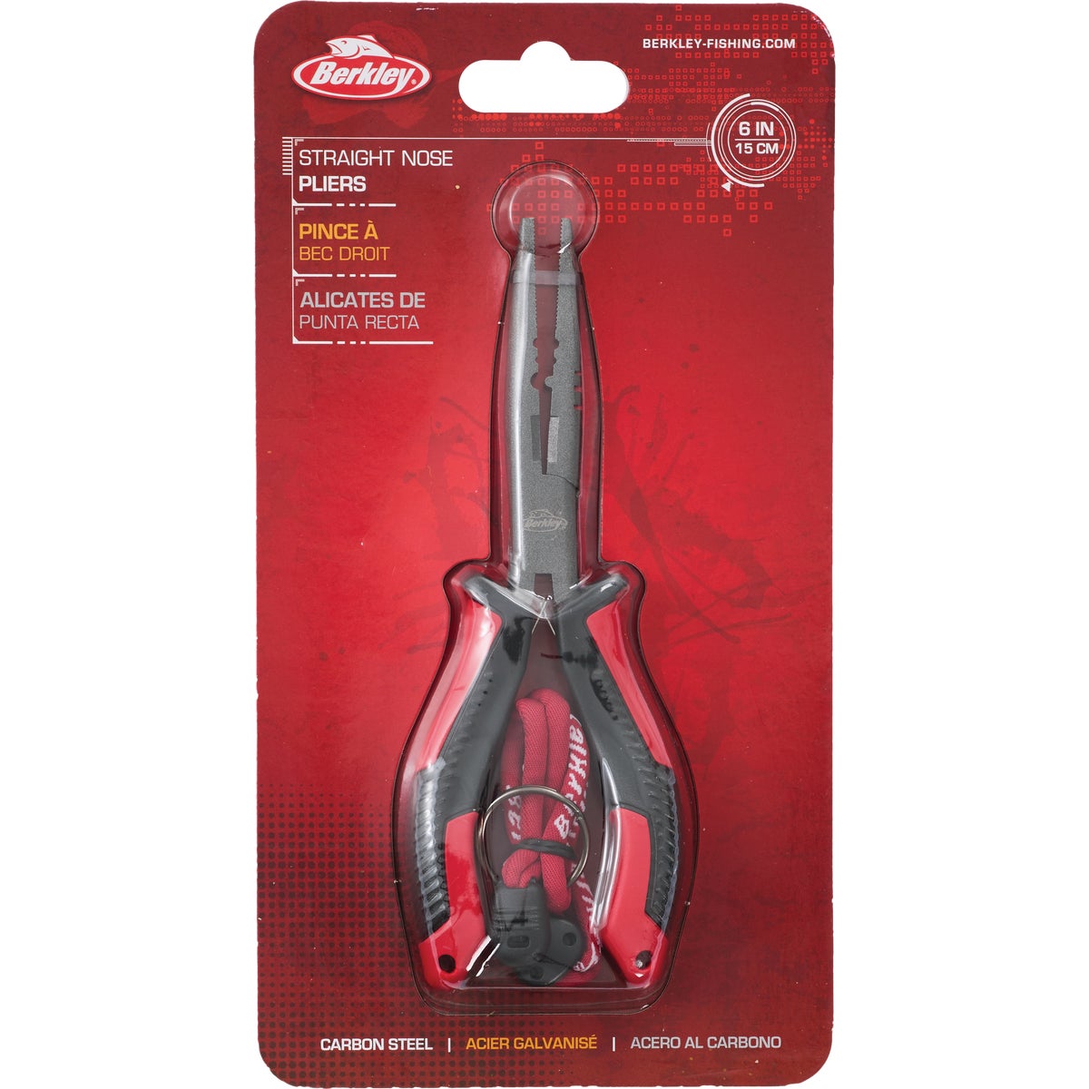Berkley XCD 6 In. Straight Nose Pliers Image 2