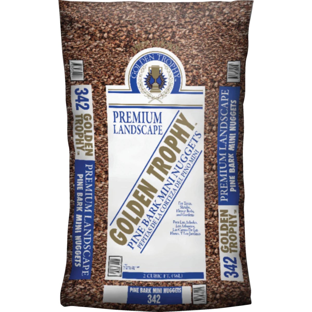 Landscape Select 2 Cu. Ft. Mini Pine Decorative Bark Mulch Nuggets