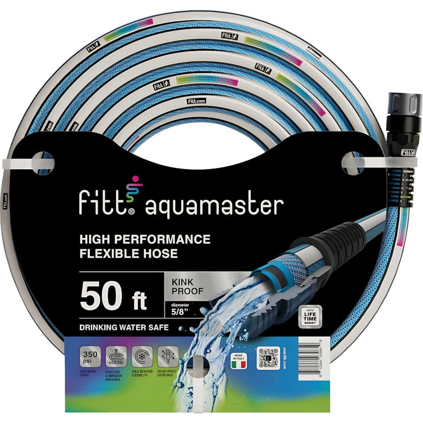 Fitt Aquamaster 5/8 In. Dia. x 50 Ft. Hybrid Garden Hose Image 1
