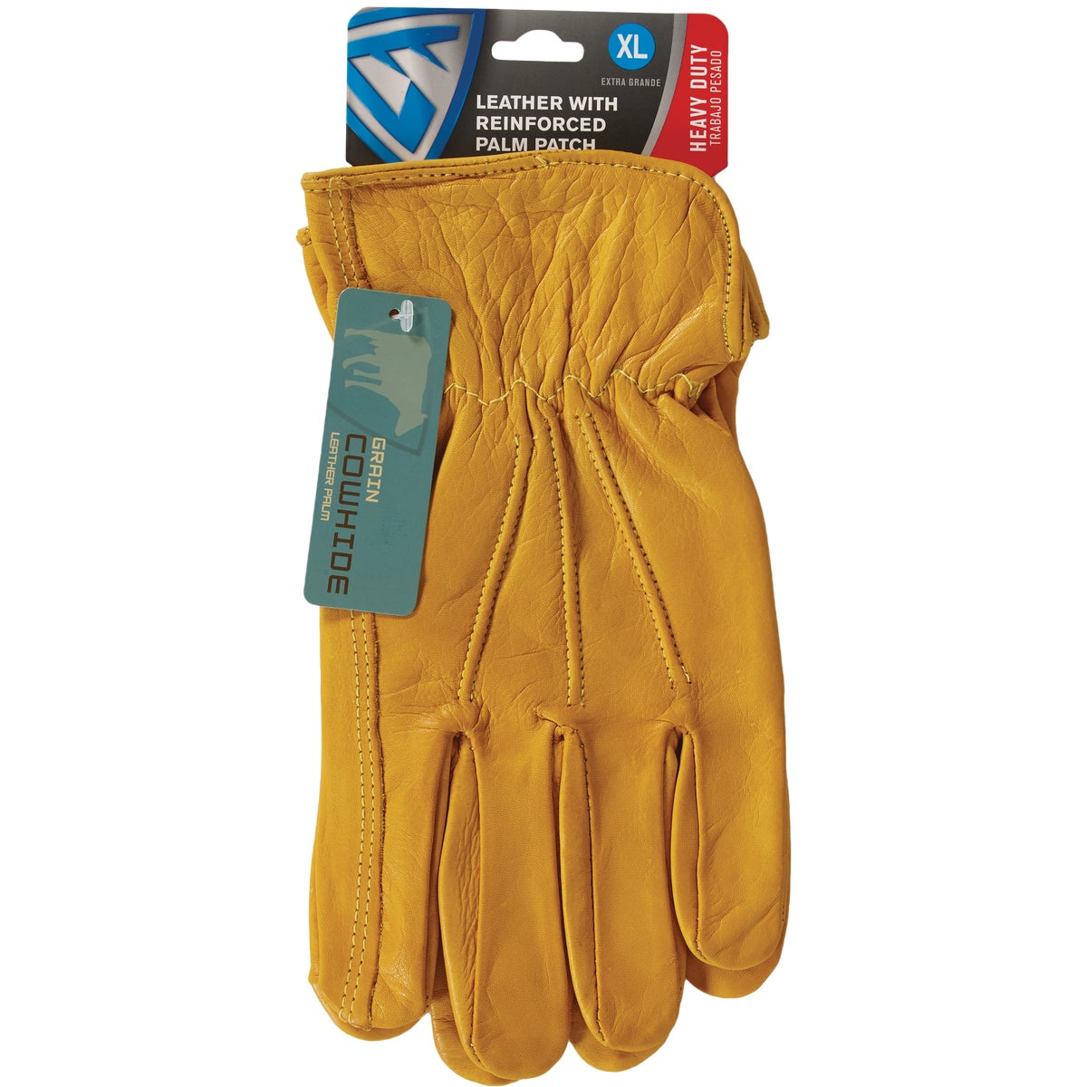 Boss Men's XL Grain Cowhide Leather Work Glove Image 2