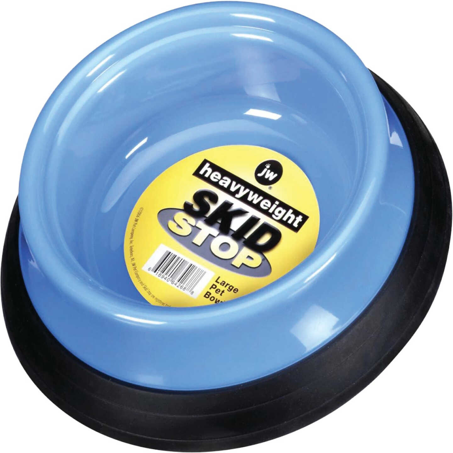 JW Pet Skid Stop Polypropylene Round Large Pet Food Bowl Image 1