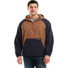 Berne Weather Warrior Men's Large Navy Driftwood Packable Rain Jacket Image 1