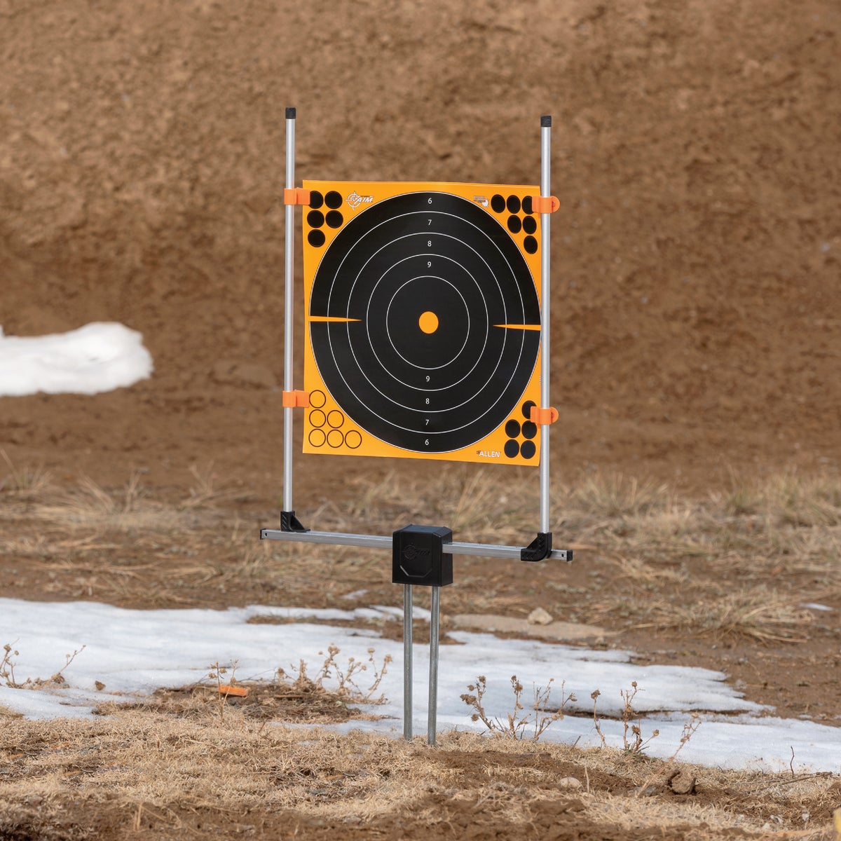 Allen EZ Aim 12 In. Dia Splash Reactive Adhesive Bullseye Target (5-Pack) Image 2