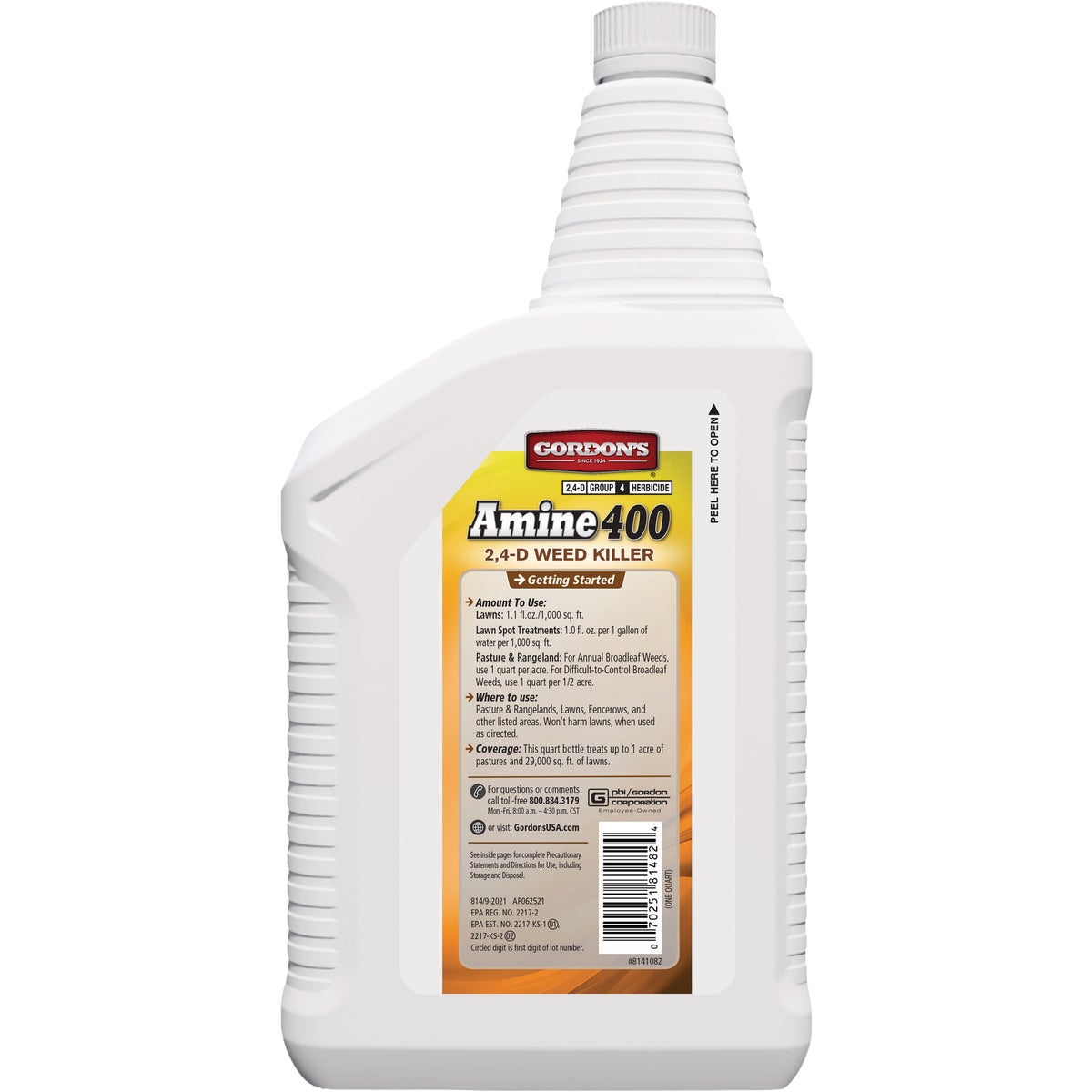 Gordon's Amine 400 1 Qt. Concentrate 2,4-D Weed Killer Image 3