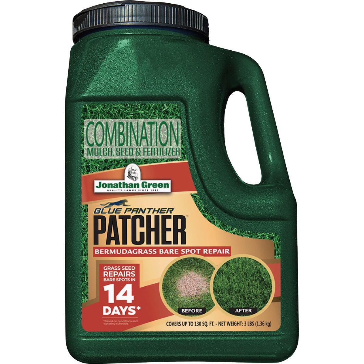 Jonathan Green Blue Panther Bermudagrass Patcher 3 Lb. Grass Seed