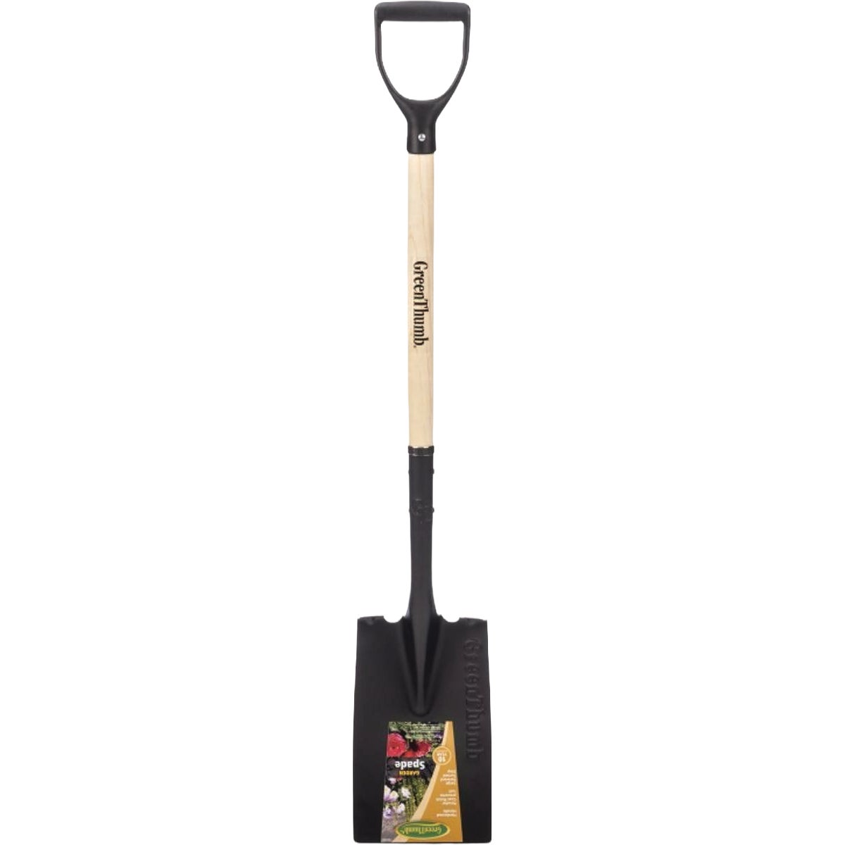 Green Thumb 30 In. Wood D-Handle Square Point Garden Spade
