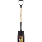 Green Thumb 30 In. Wood D-Handle Square Point Garden Spade Image 1