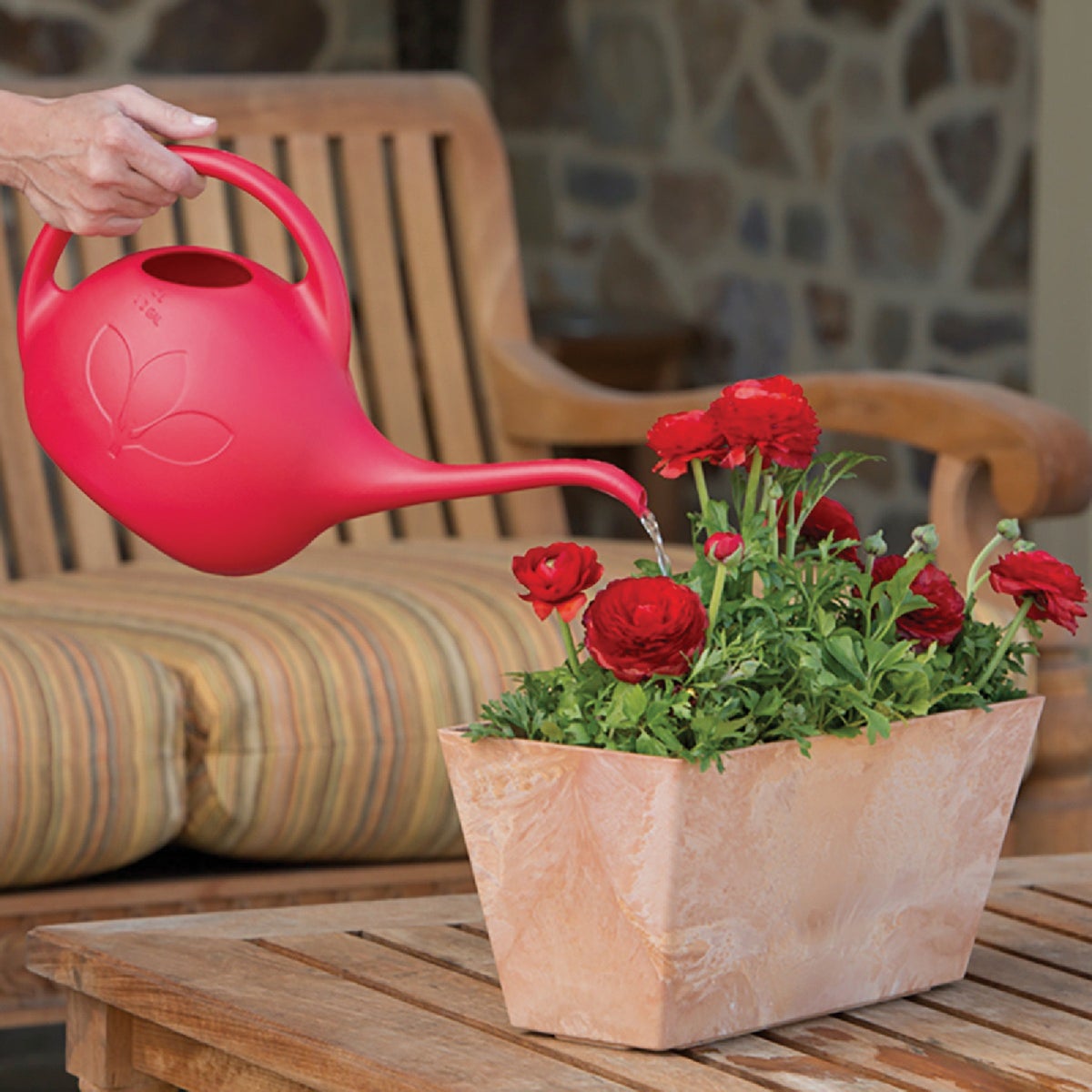 Novelty Root & Vessel 1/2 Gal. Red Deluxe Watering Can Image 2