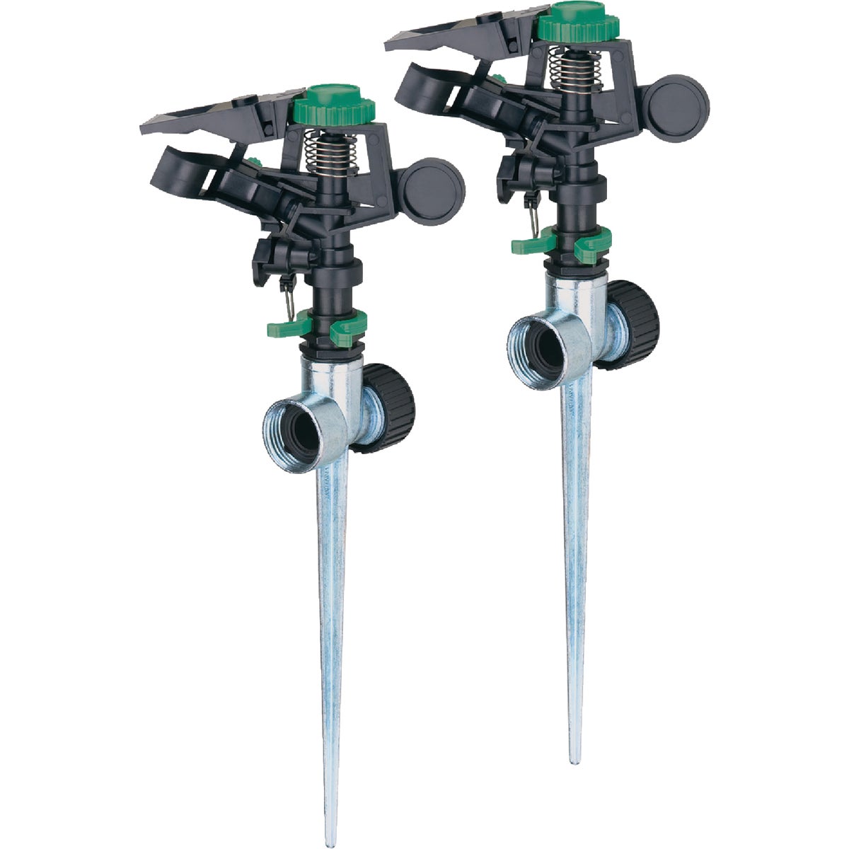 Green Thumb 5600 Sq. Ft. Plastic Pulsating Sprinkler (2-Pack)