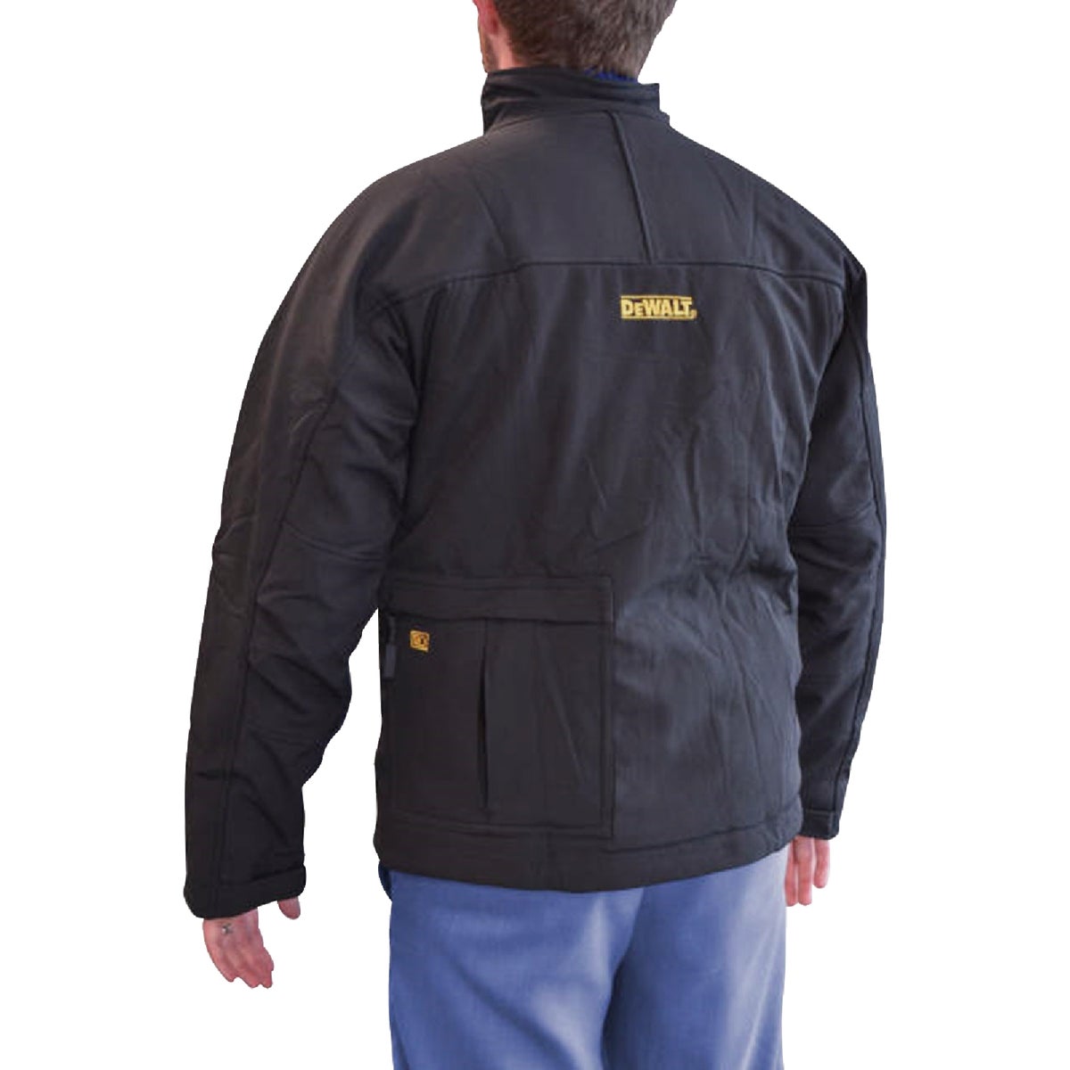 DEWALT Men's Black Soft Shell Heated Jacket Kit, 2XL Image 5