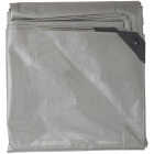 Do it Best Silver Woven 8 Ft. x 10 Ft. Heavy Duty Poly Tarp Image 2
