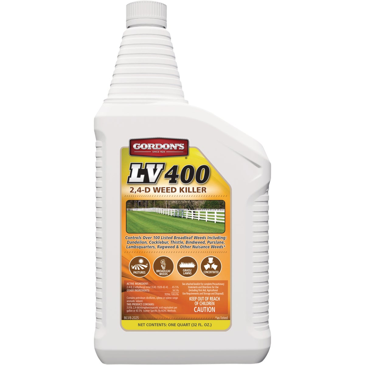Gordon's LV400 1 Qt. Concentrate 2,4-D Weed Killer Image 1