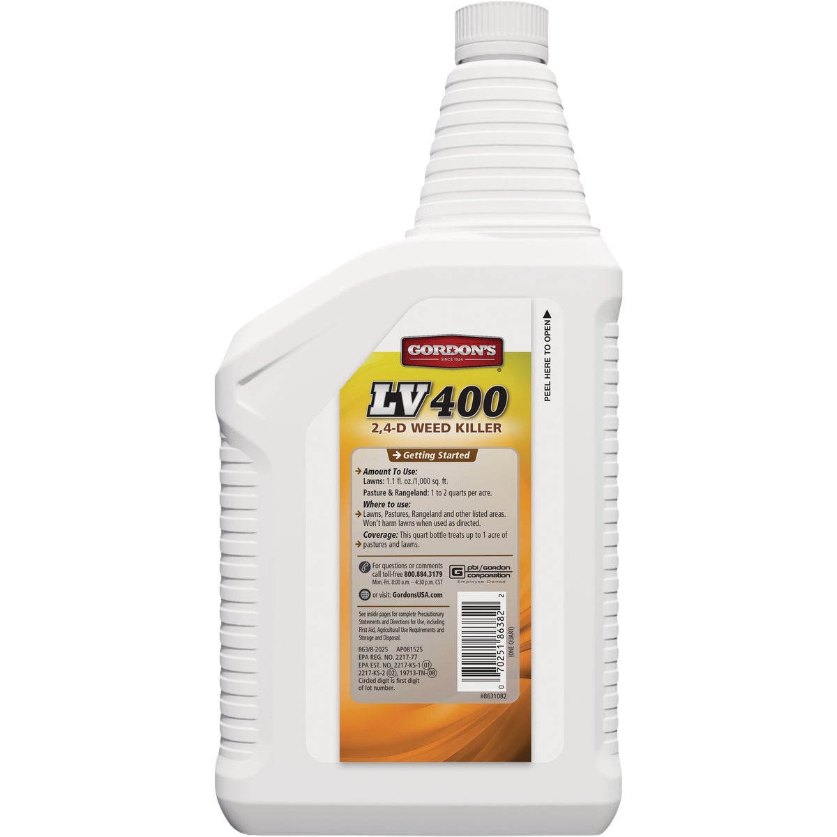 Gordon's LV400 1 Qt. Concentrate 2,4-D Weed Killer Image 2