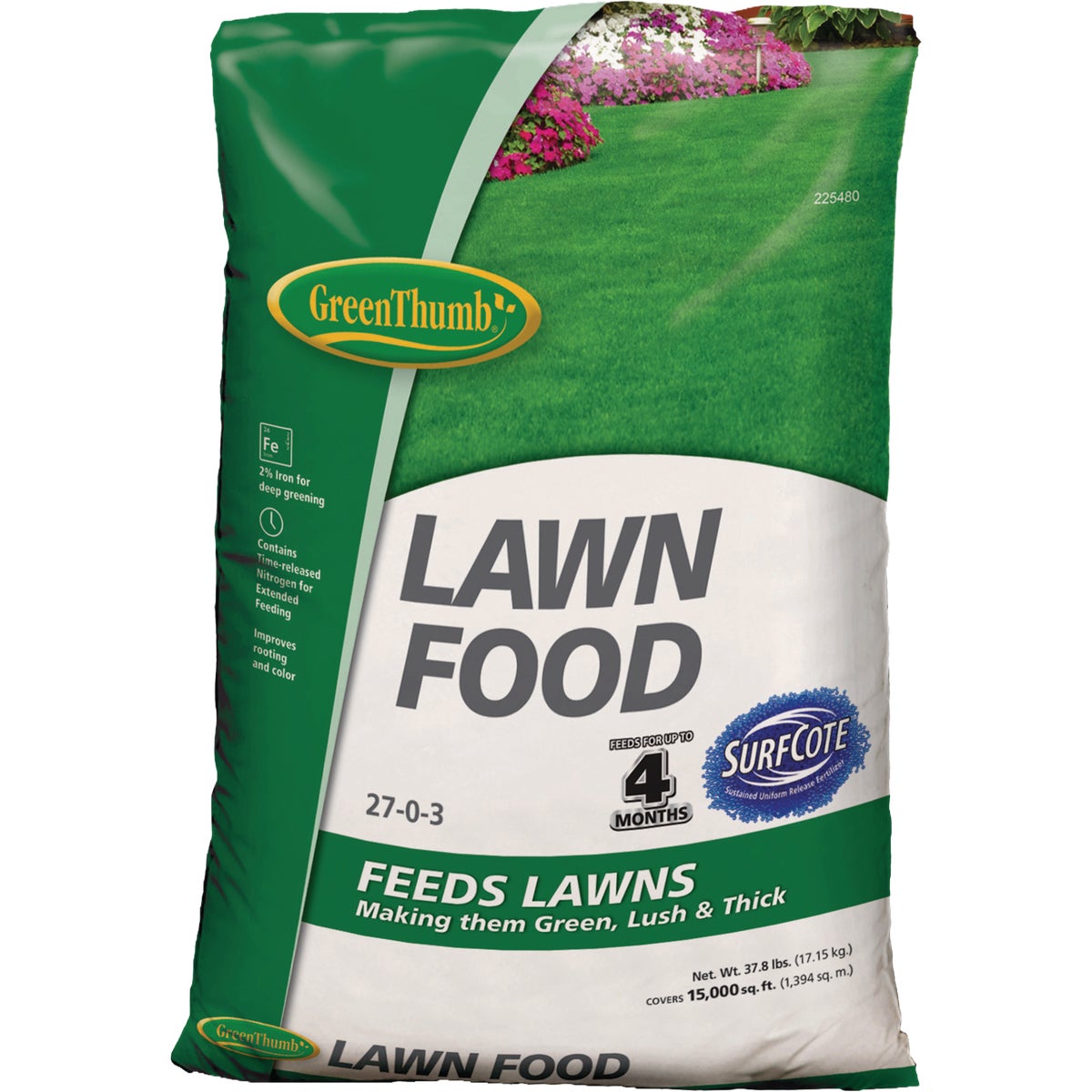 Green Thumb 37.8 Lb. 15,000 Sq. Ft. 27-0-3 Lawn Food