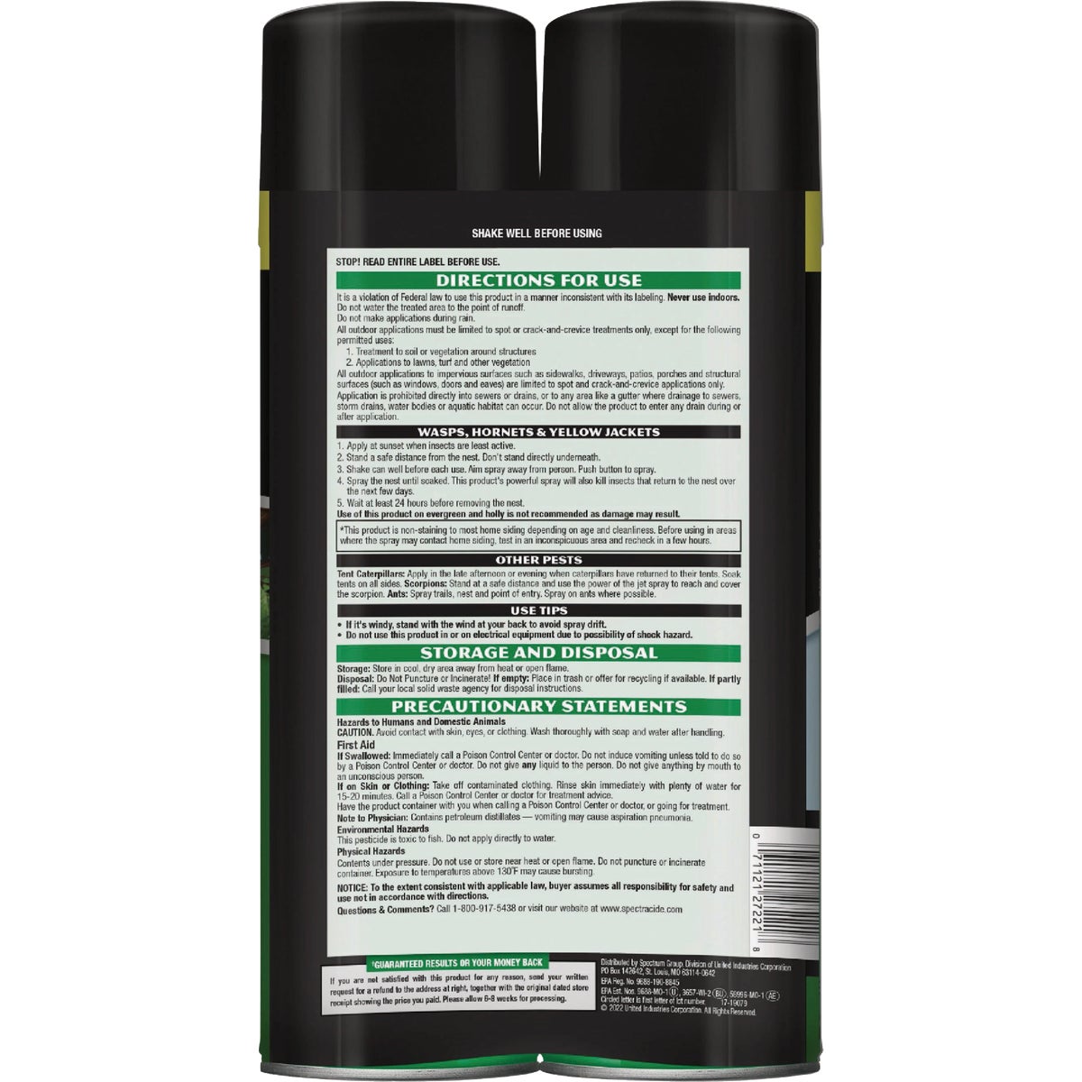 Spectracide 18.5 Oz. Wasp & Hornet Killer3 Aerosol (2-Pack) Image 5