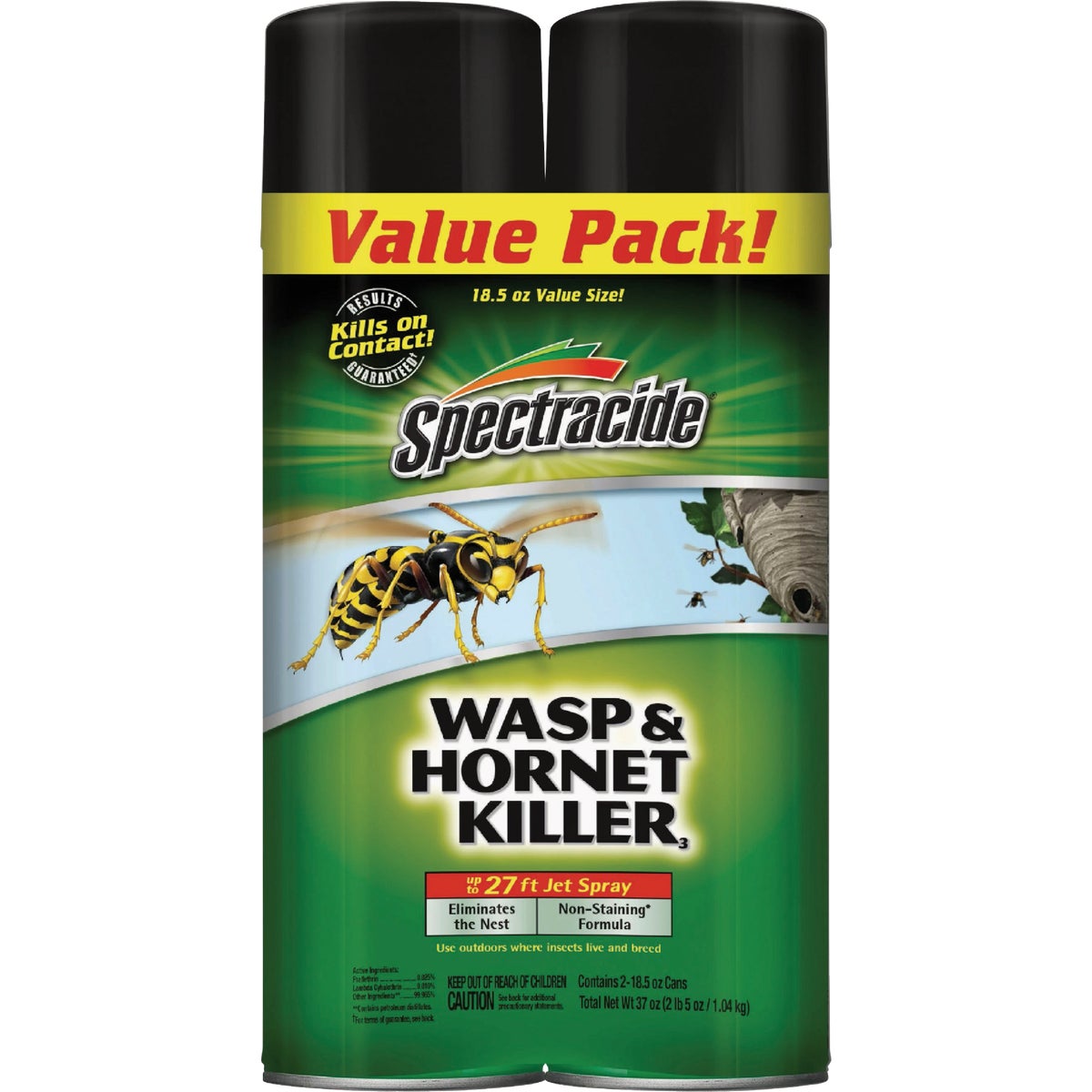 Spectracide 18.5 Oz. Wasp & Hornet Killer3 Aerosol (2-Pack)