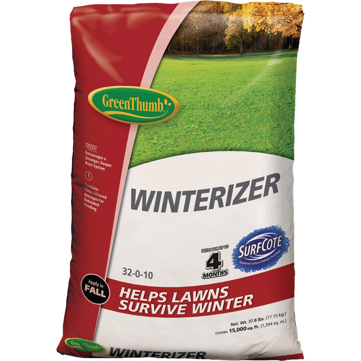 Green Thumb 37.8 Lb. 15,000 Sq. Ft. 32-0-10 Winterizer