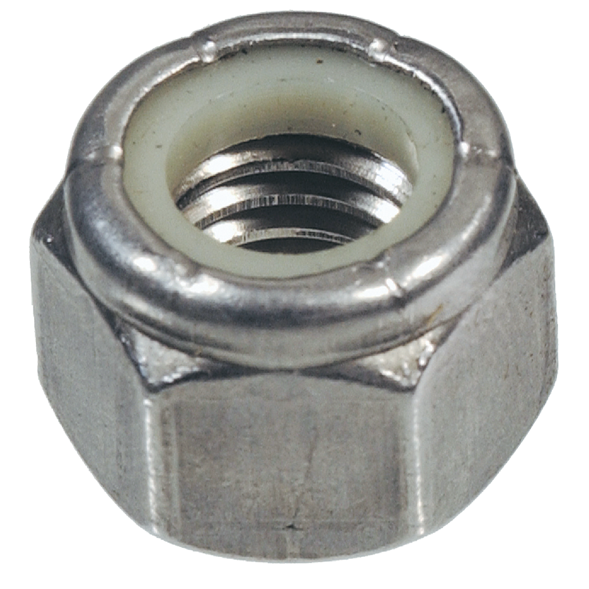 Hillman #10 24 tpi Stainless Steel Course Thread Nylon Insert Lock Nut (100-Count)