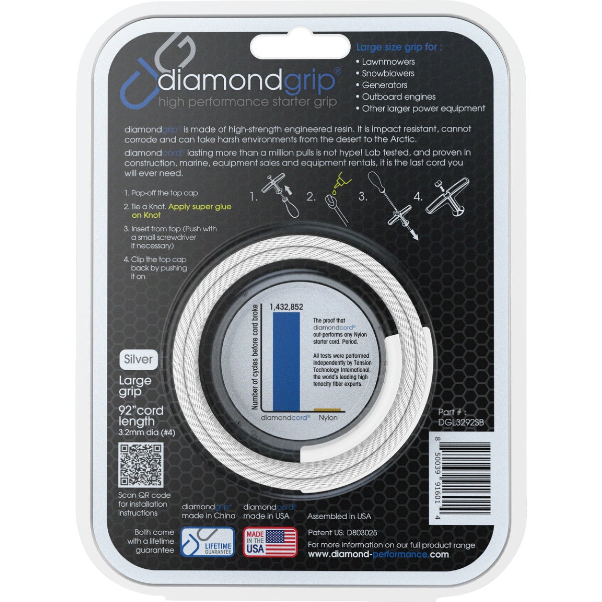 Diamondgrip High Performance 92 In. Large Starter Rope Image 6