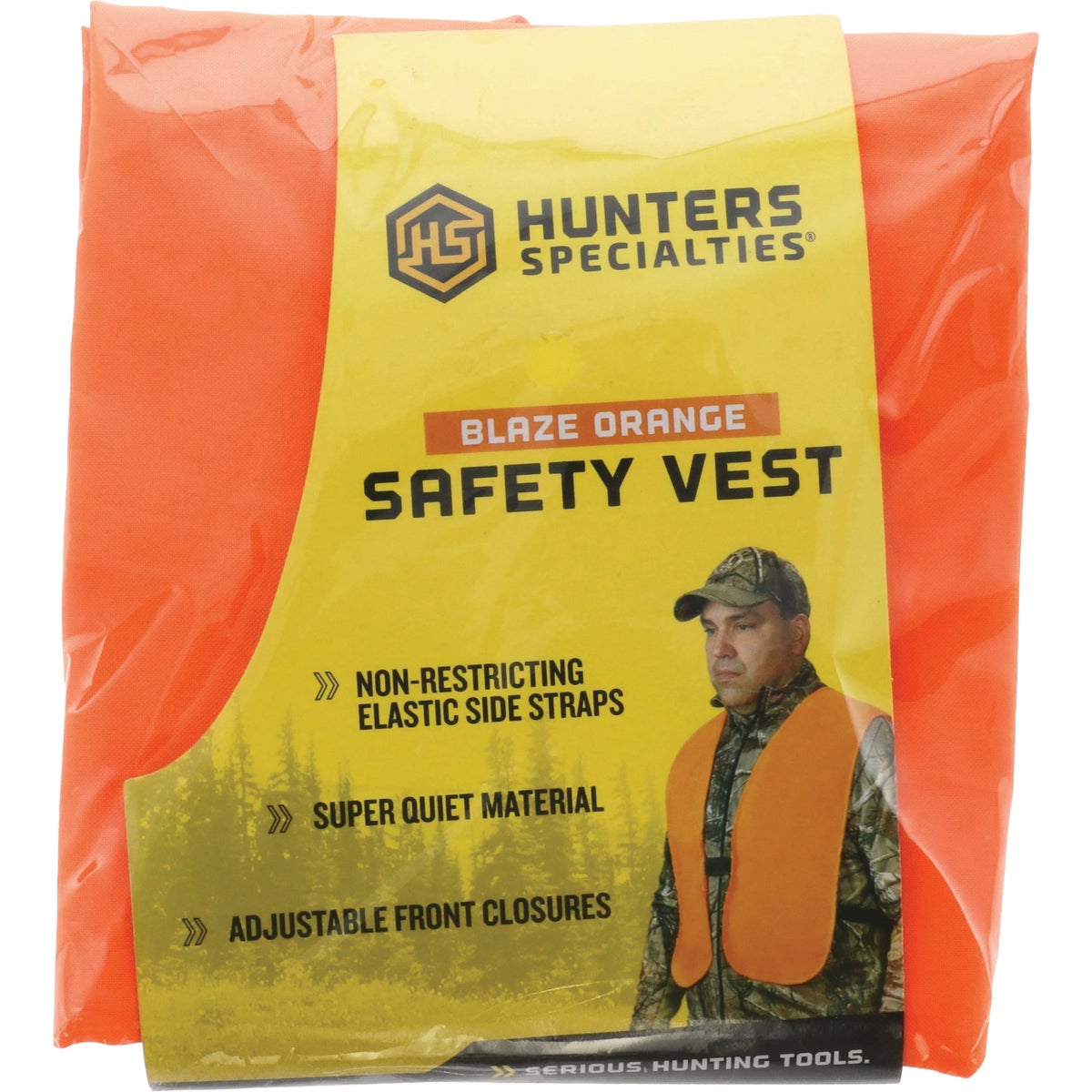 Muddy Adult Blaze Orange Safety Vest Image 3