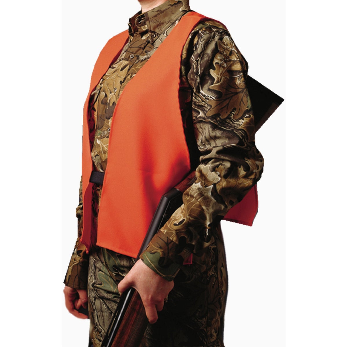 Muddy Adult Blaze Orange Safety Vest Image 2