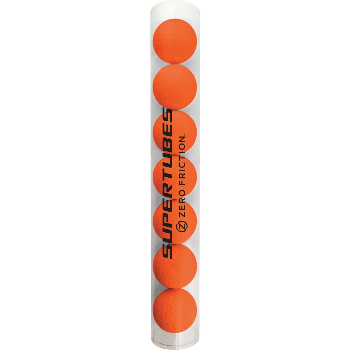 Zero Friction Orange Golf Balls (7-Pack)