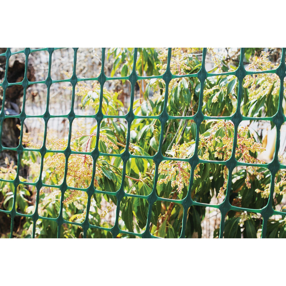 Tenax 3 Ft. H. x 25 Ft. L. High-Density Polyethylene Garden Fence, Green Image 2