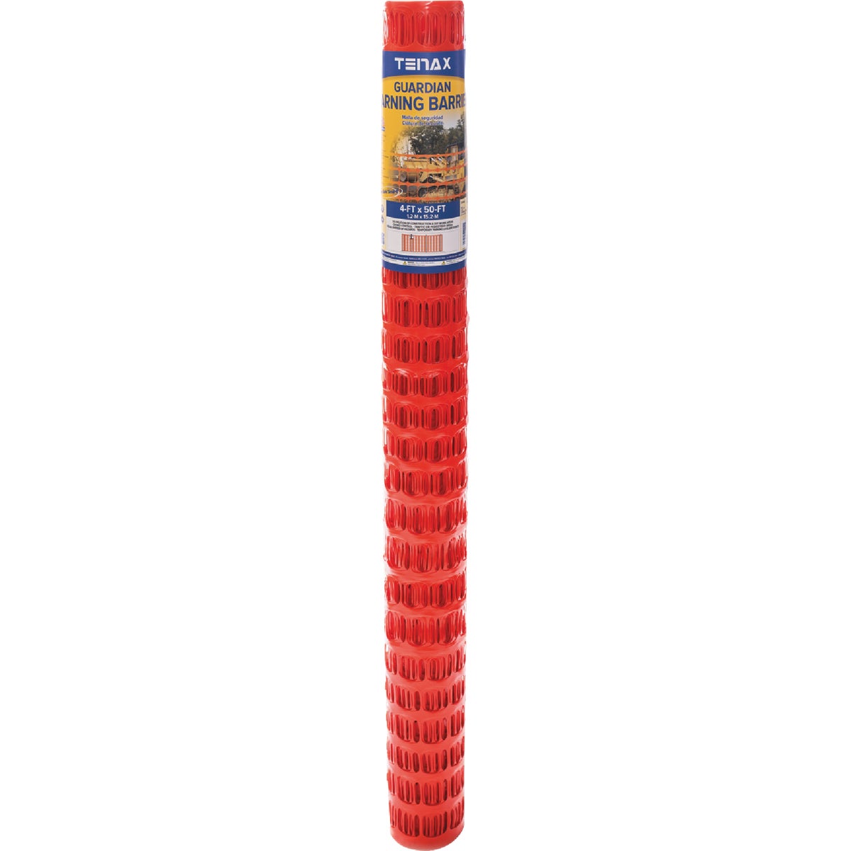 Tenax Guardian 4 Ft. H. x 50 Ft. L. Polyethylene Safety Fence, Orange