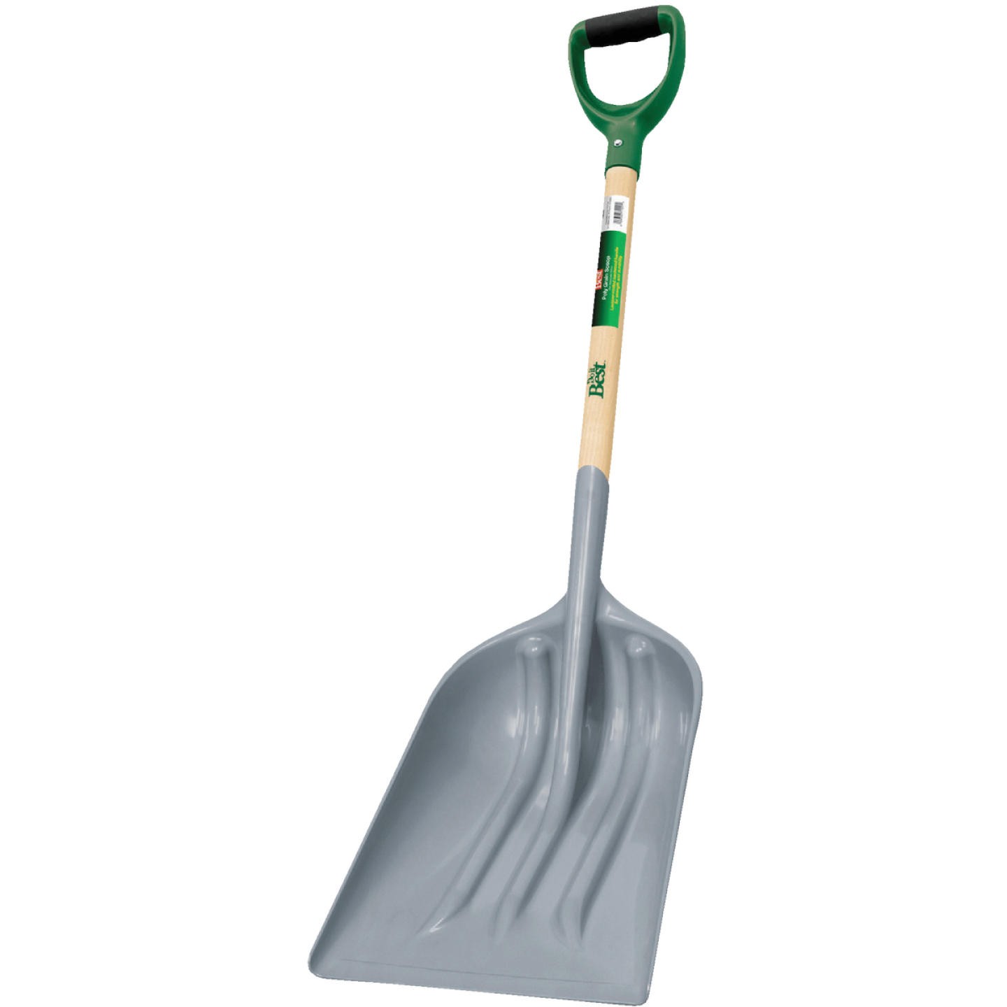 Do it Best 29 In. Wood D-Grip Handle Poly Scoop Shovel Image 1