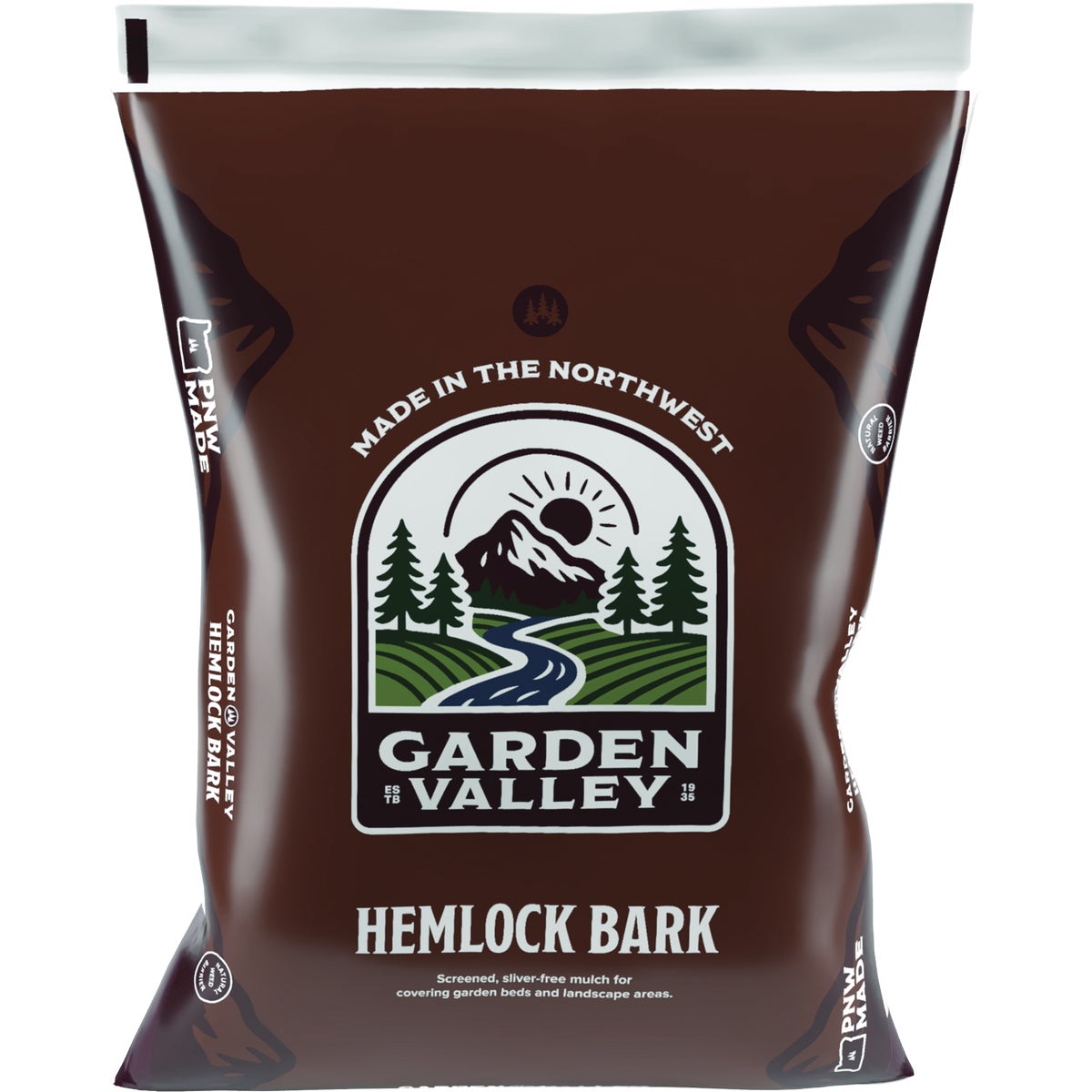 Garden Valley 2 Cu. Ft. Hemlock Bark Mulch
