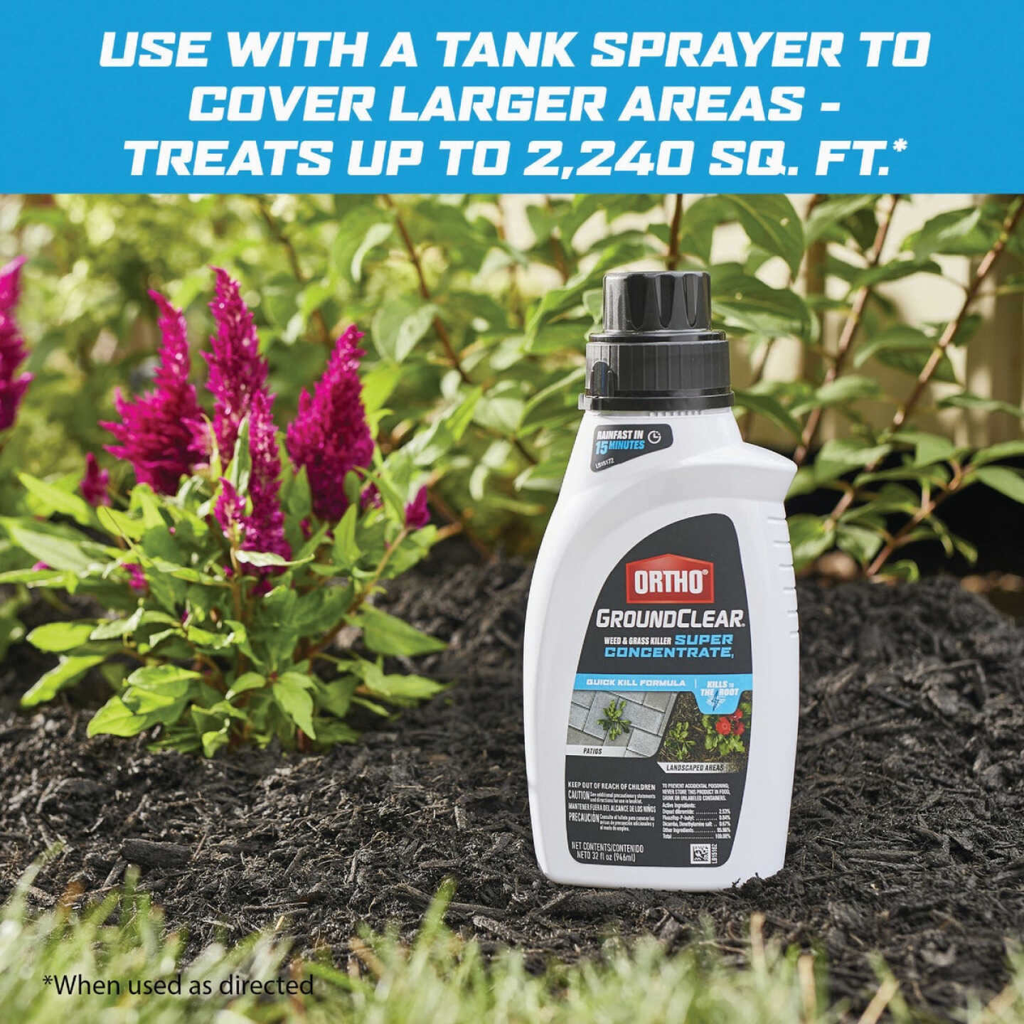 Ortho GroundClear 32 Oz. Super Concentrate Weed & Grass Killer Image 3