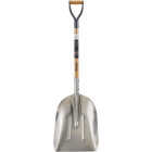 Do it Best 27 In. Wood D-Grip Handle #10 Aluminum Scoop Shovel Image 2