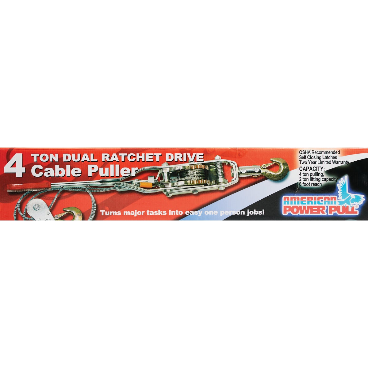 American Power Pull 4-Ton 6 Ft. Cable Puller Image 2