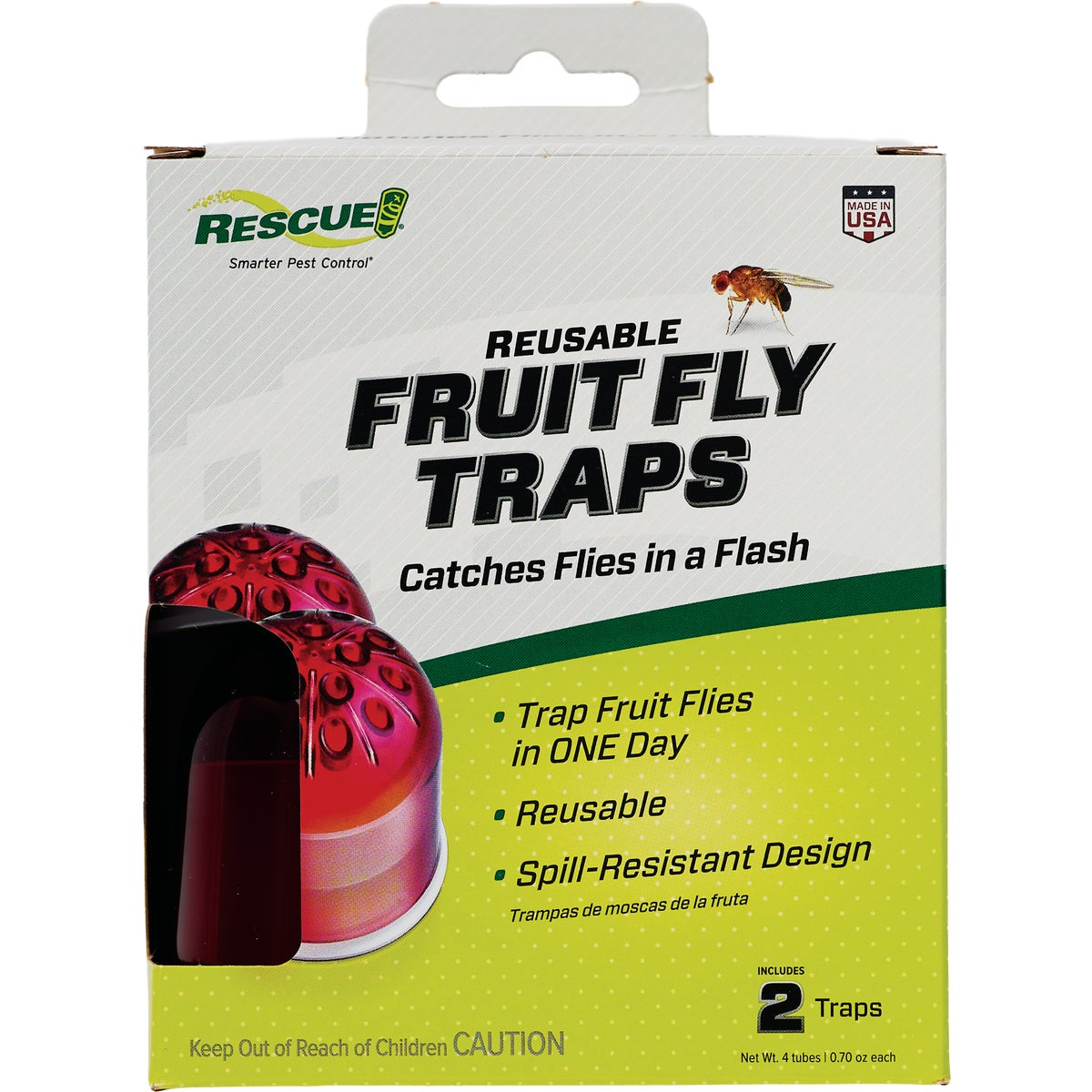 Rescue Reusable Fruit Fly Trap (2-Pack) Image 14