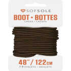 Sof Sole 48 In. Black-Brown Boot Laces Image 1