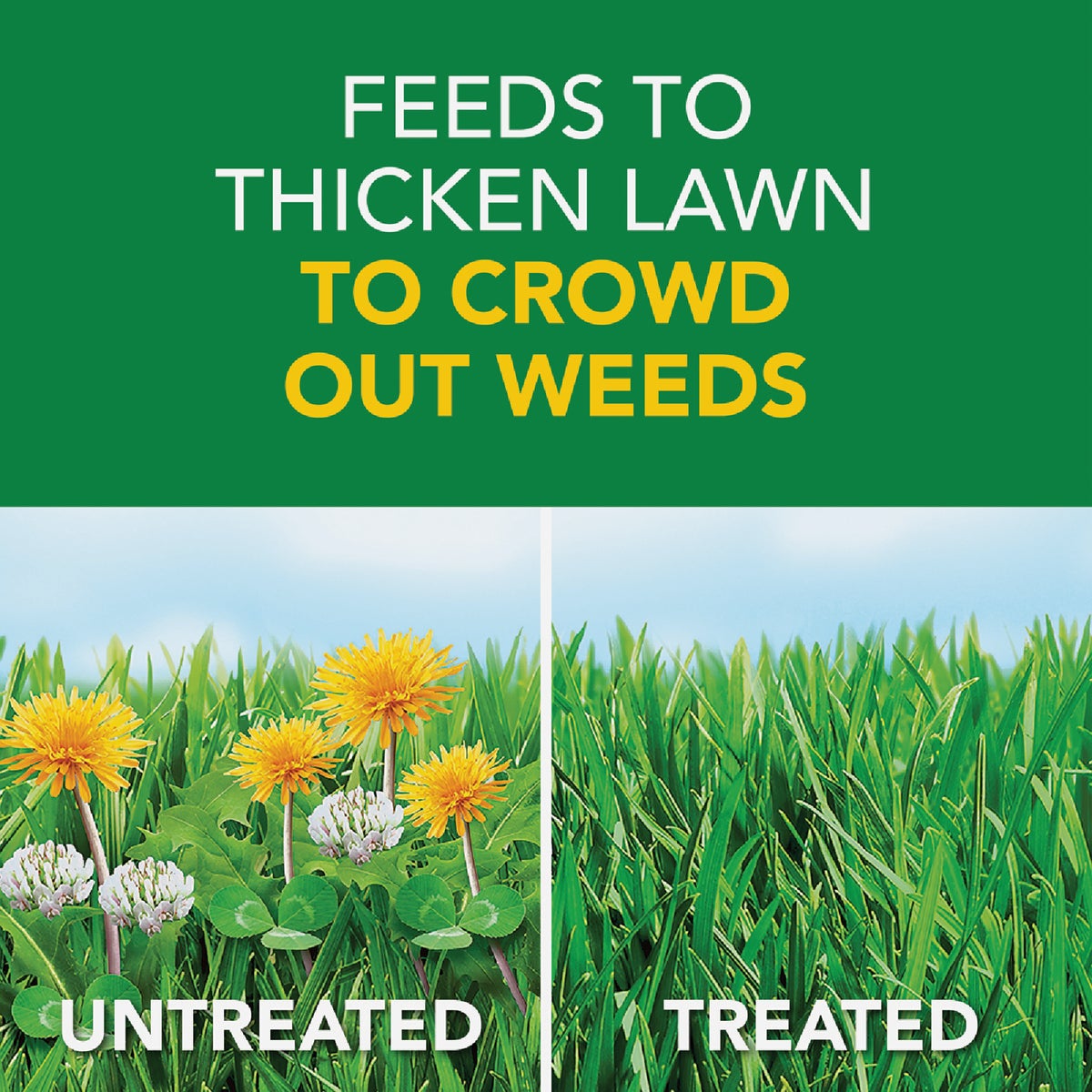 Scotts Turf Builder Weed & Feed 35.7 Lb. 12,000 Sq. Ft. 28-0-3 Weed Killer Plus Lawn Fertilizer Image 2