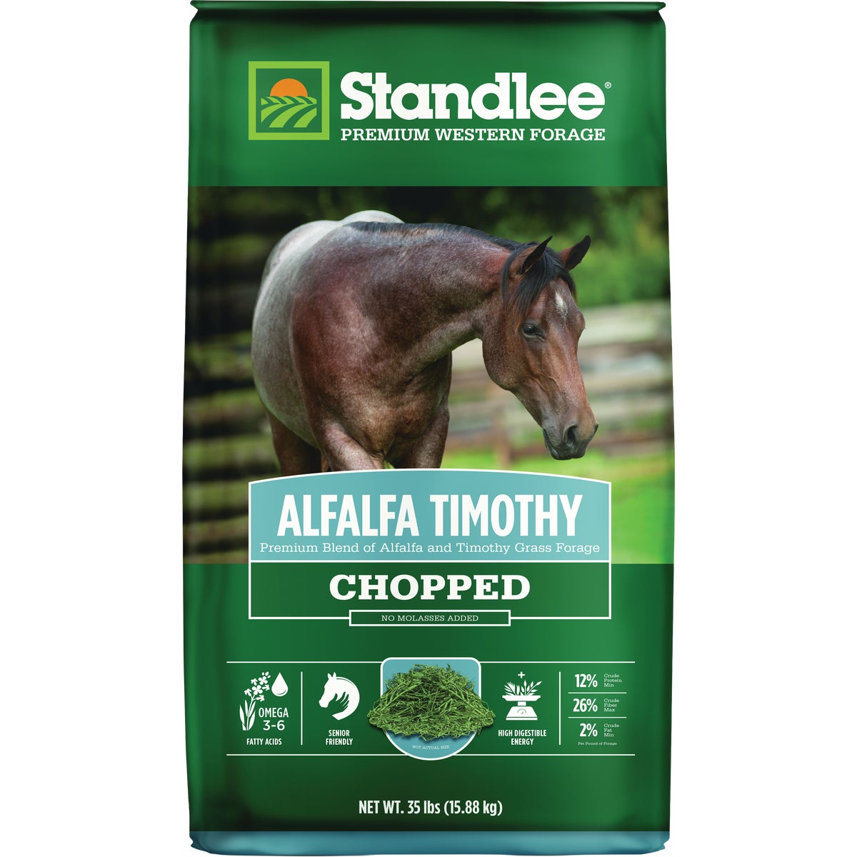 Standlee Premium Western Forage 35 Lb. Alfalfa Timothy Chopped Forage