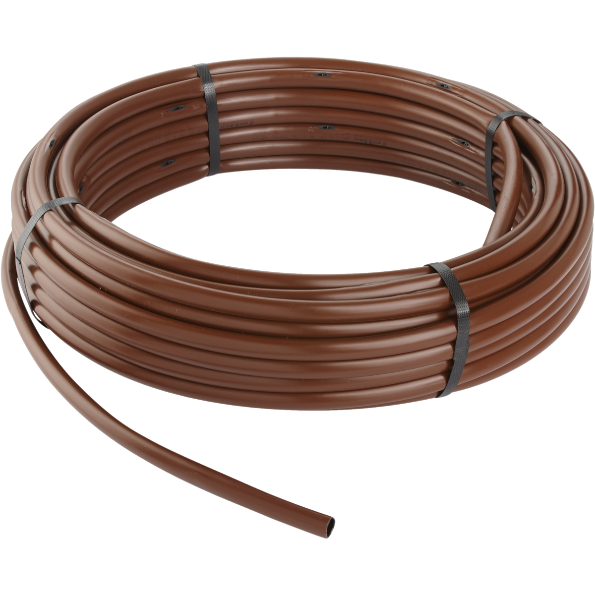 Rain Bird 1/2 In. x 100 Ft. Brown Plastic Emitter Drip Tubing