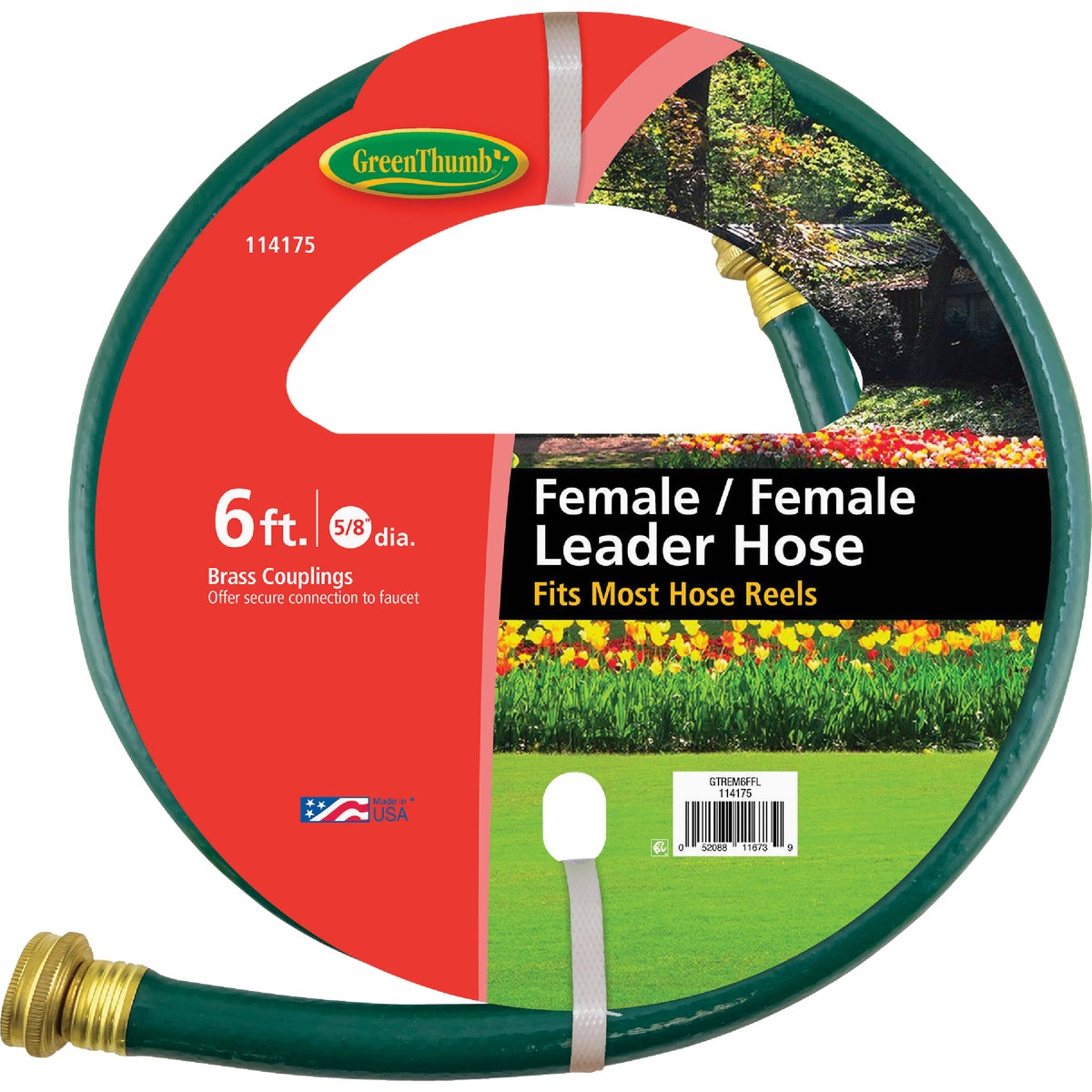 Green Thumb 5/8 In. x 6 Ft. Leader Hose