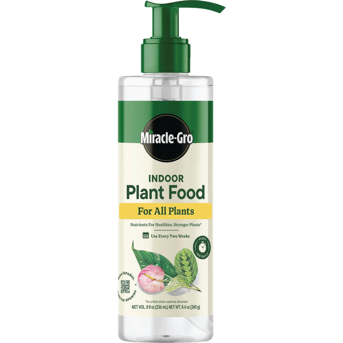 Miracle-Gro 8 Oz. Liquid Indoor Plant Food For All Plants