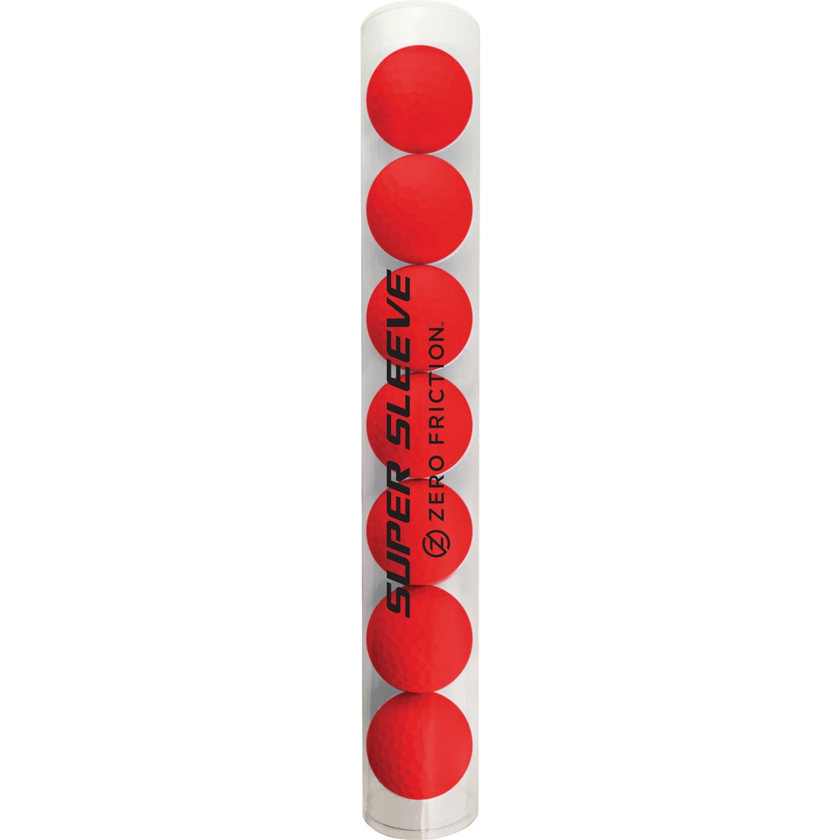 Zero Friction Red Golf Balls (7-Pack)