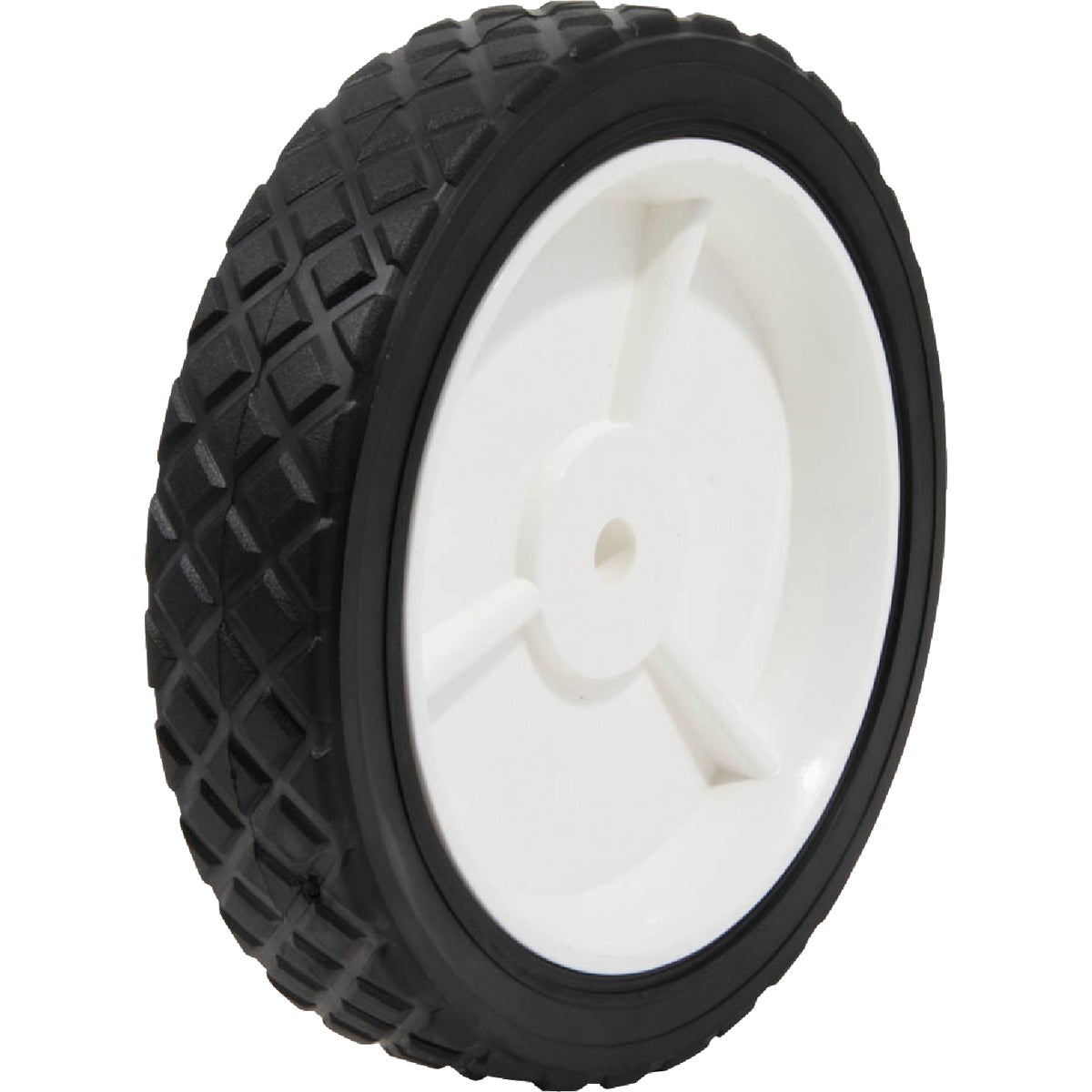 Arnold 8 In. Diamond Tread Offset Hub Wheel