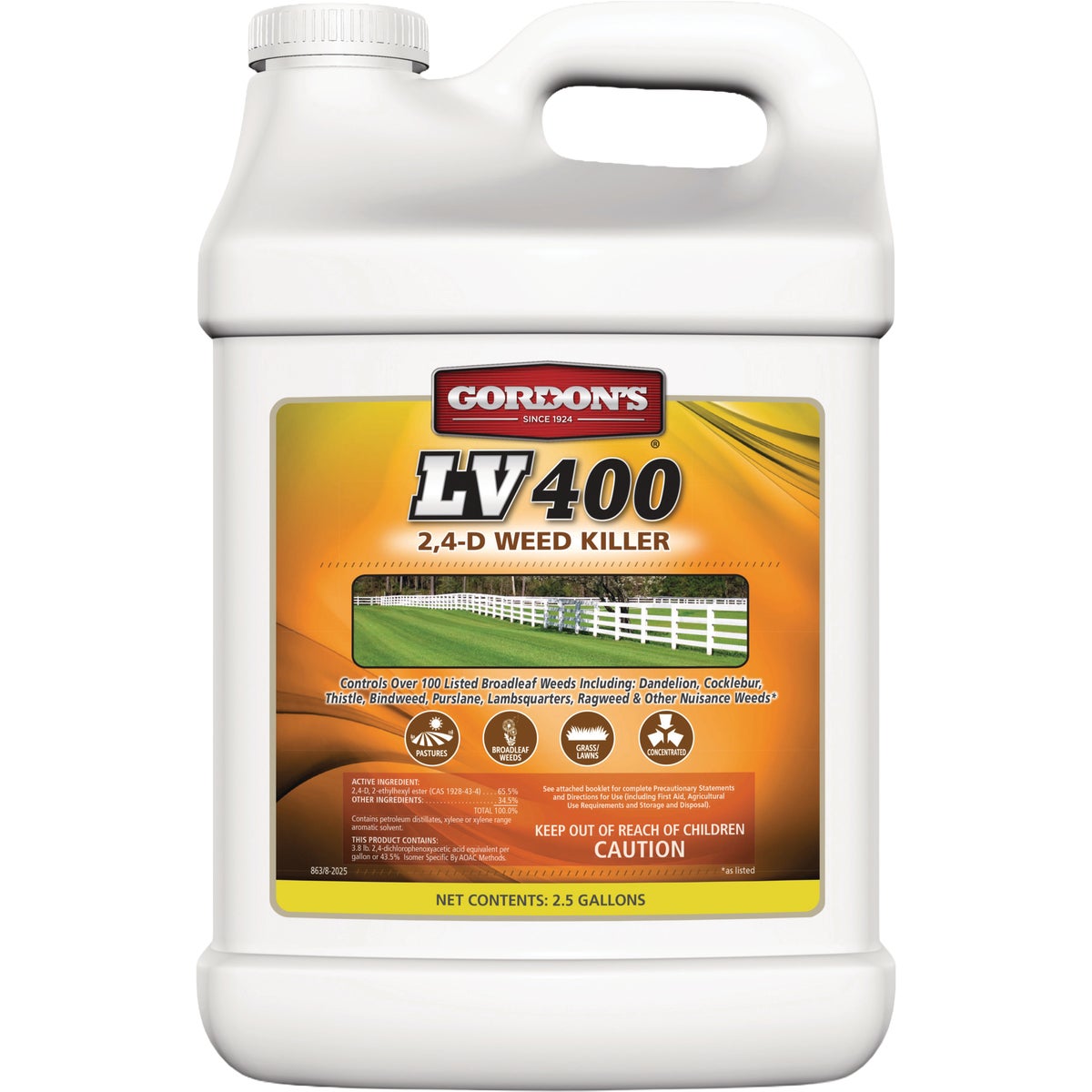 Gordon's LV400 2.5 Gal. Concentrate 2,4-D Weed Killer Image 1